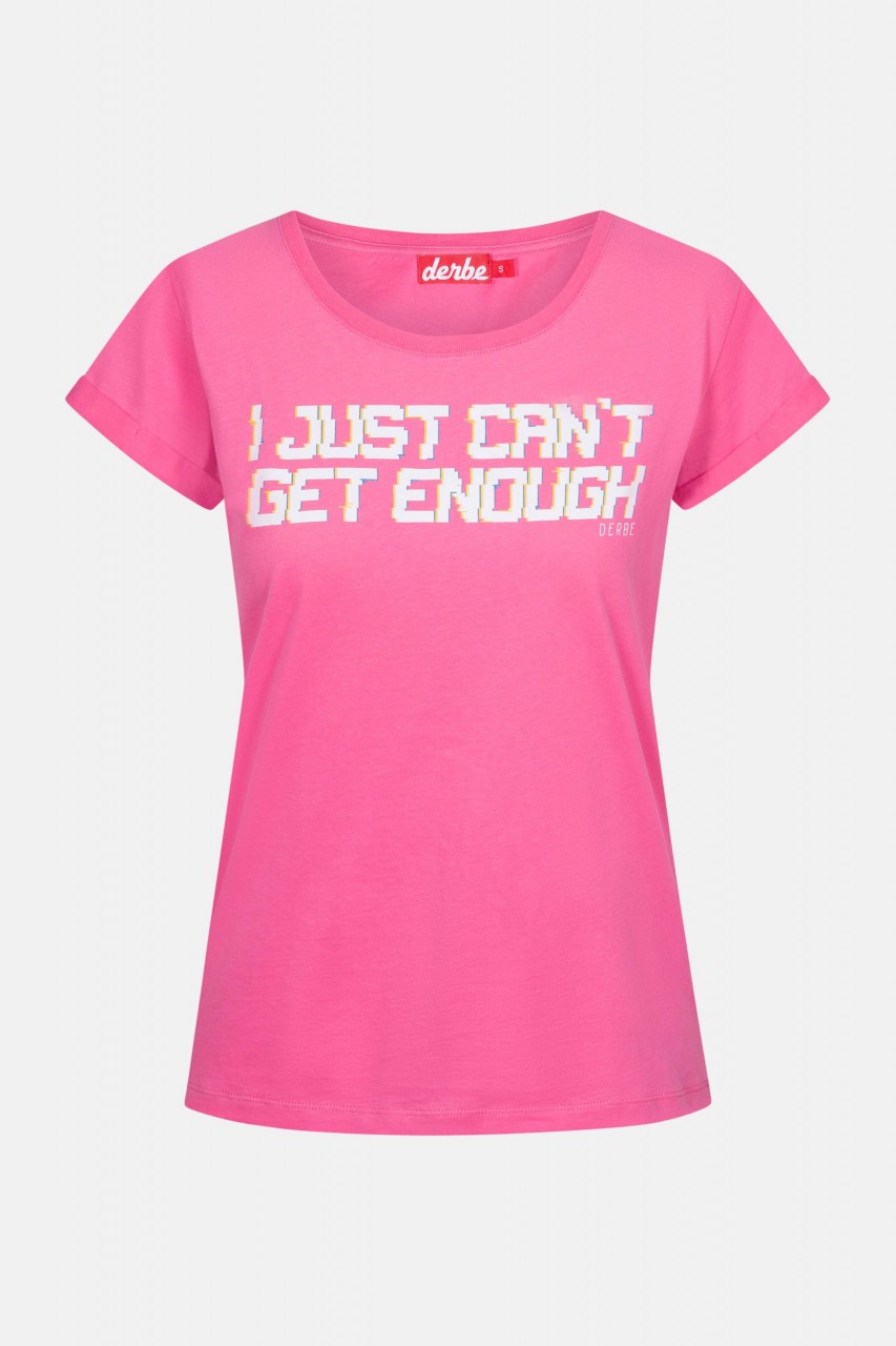 Derbe I just can't get enough Damen T-Shirt Carmine Rose Pink