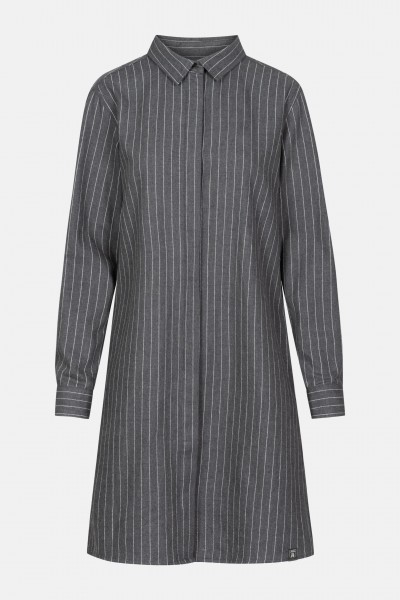 Derbe In Schale Damen Fischerkleid Grau Weiß Gestreift Derbe In Schale Damen Fischerkleid Grau Weiß Gestreift