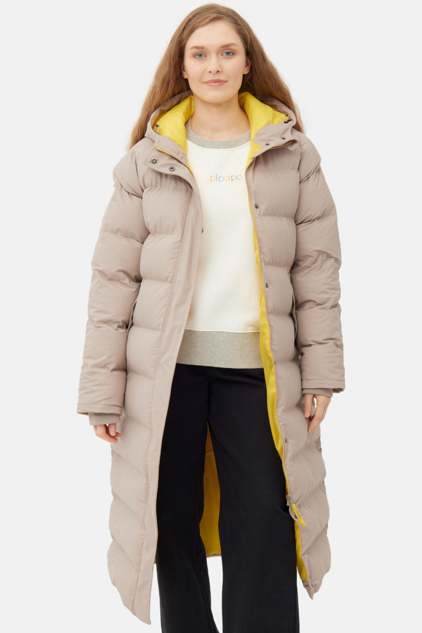 Derbe Wintermantel Interholm Damen Beige Puffer
