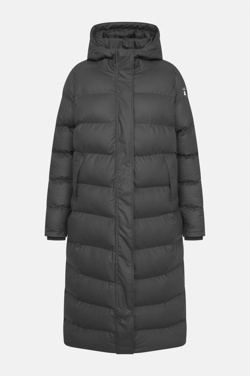 Derbe Wintermantel Interholm Damen Schwarz Puffer