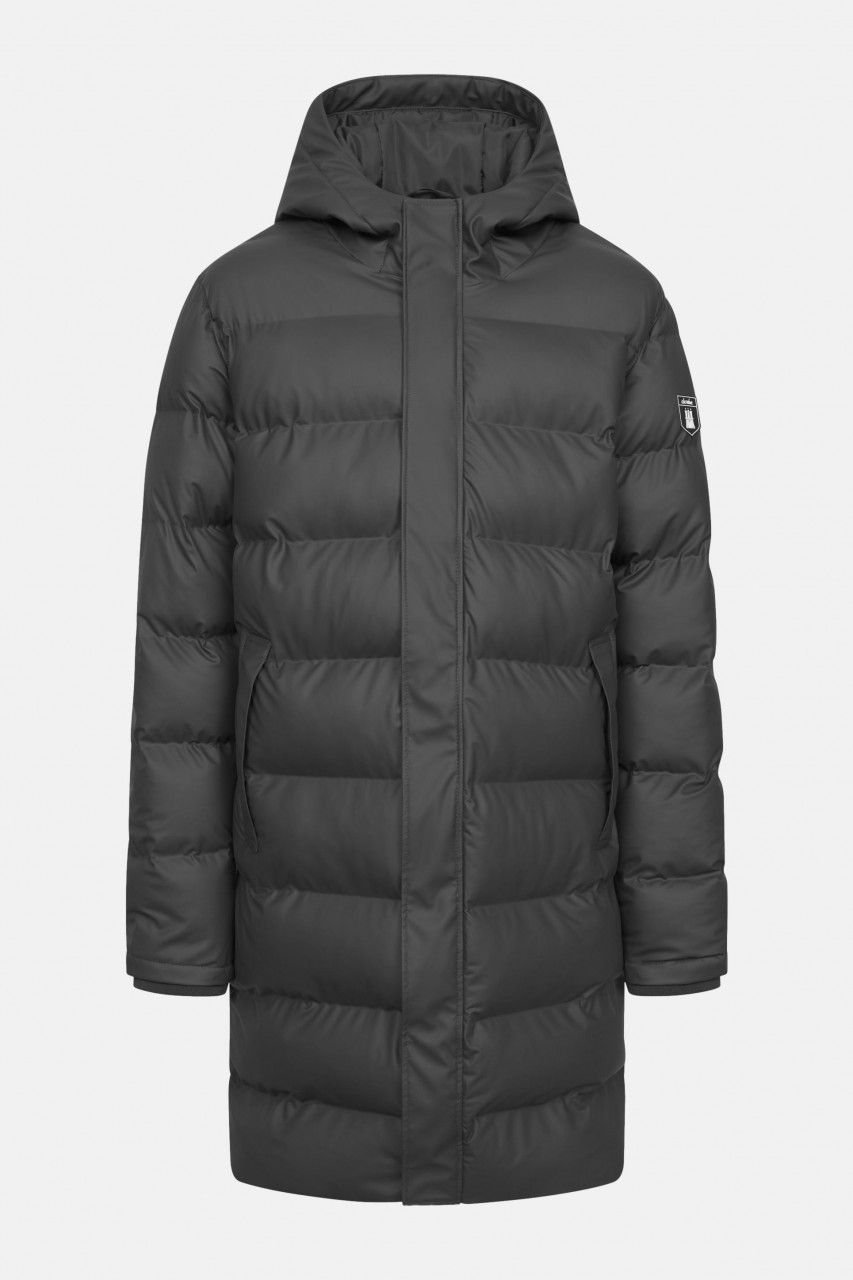 Derbe Winterjacke Interholm Herren Schwarz Puffer