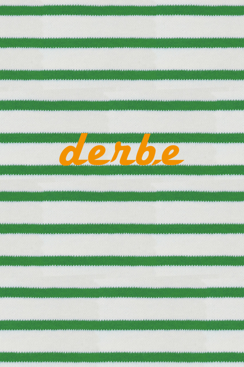 Derbe T-Shirt Interstriped Damen Weiß Grün