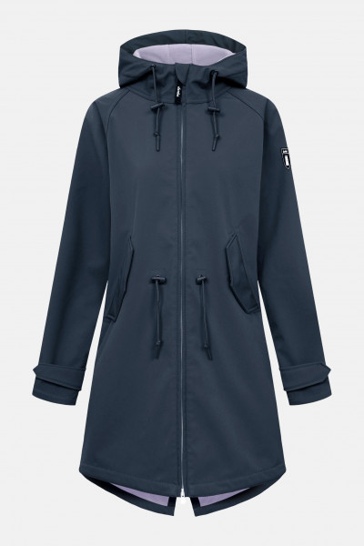 Derbe Softshelljacke Island Friese Damen Dunkelblau