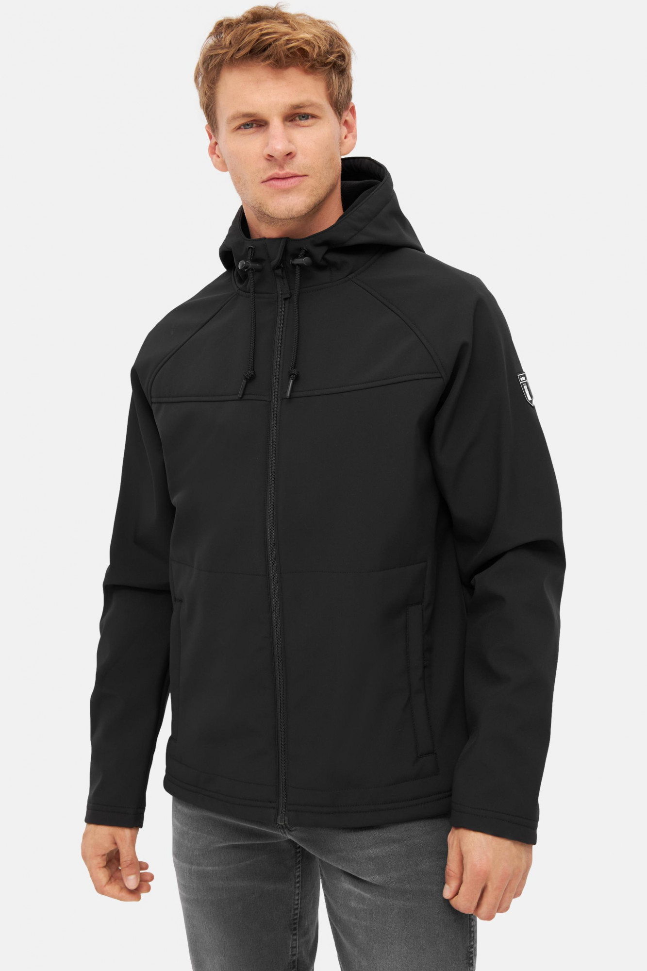 Derbe Isleby Herren Softshell Jacke Schwarz Black