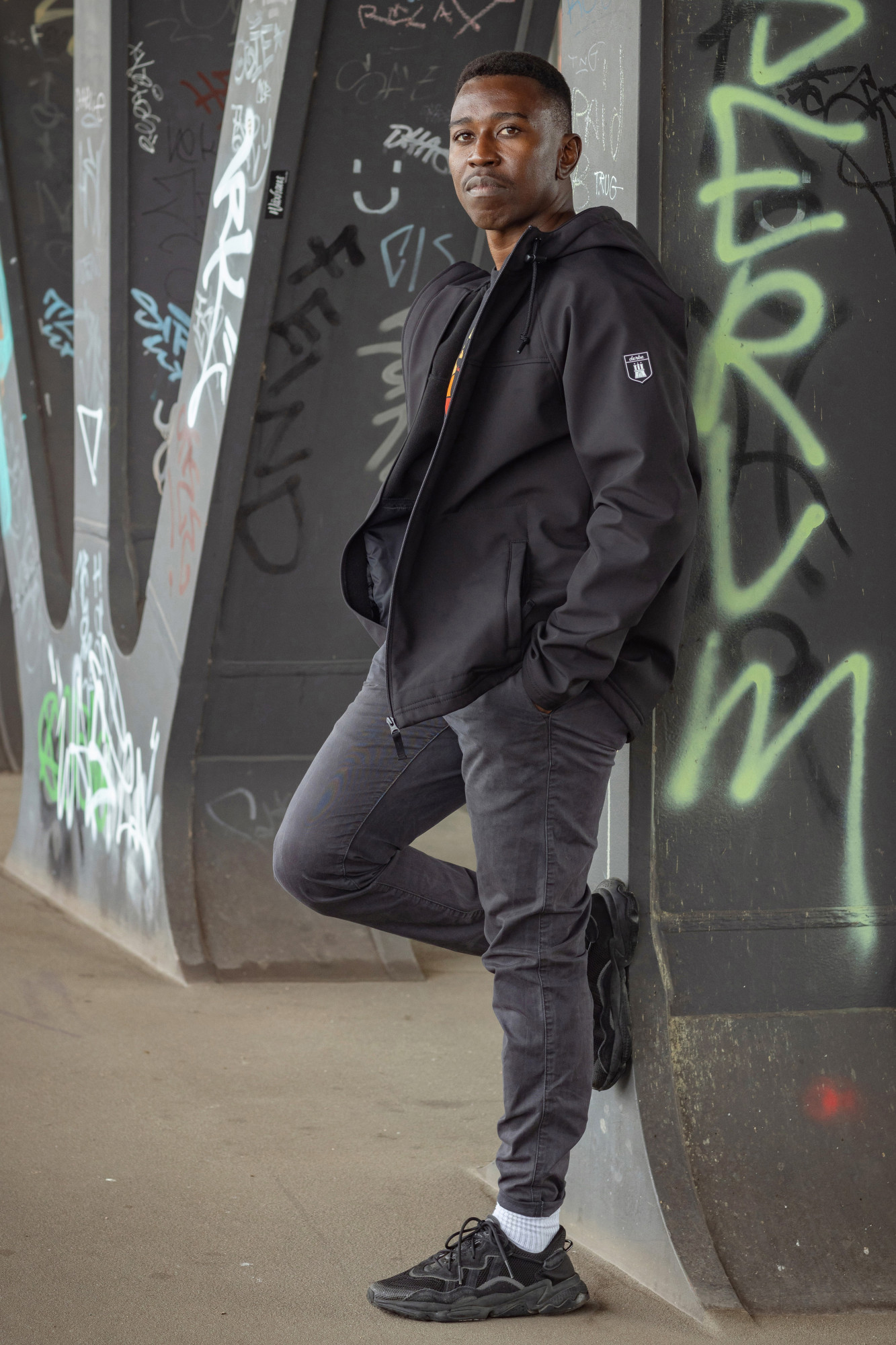 Derbe Isleby Herren Softshell Jacke Schwarz Black
