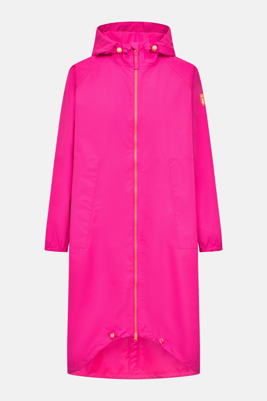 Derbe Regenjacke Kapby Damen Pink Parka