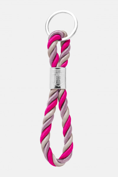 Derbe Schlüsselanhänger Keychain Pink Rosa Beige
