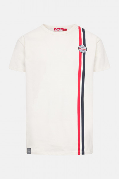 Derbe T-Shirt Kiez Racing Herren Weiß