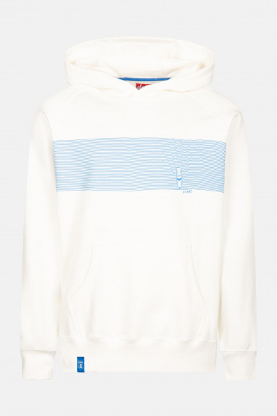 Derbe Kink Herren Hoody Off White Weiß Derbe Kink Herren Hoody Off White Weiß
