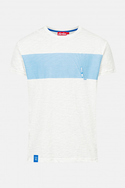 Derbe Kink Herren T-Shirt Off White Weiß Derbe Kink Herren T-Shirt Off White Weiß
