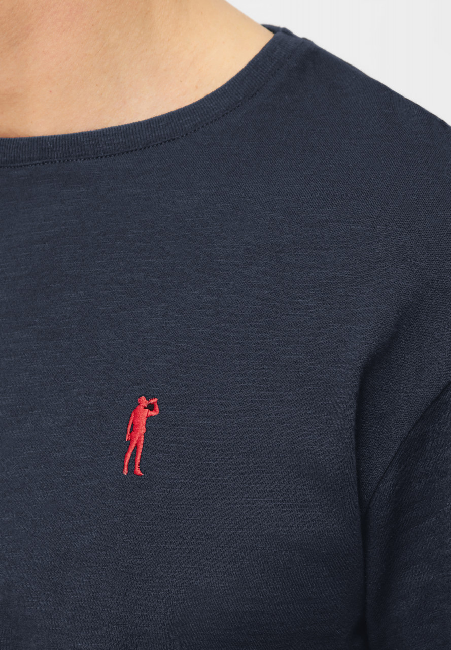 Derbe Kippes Herren Langarmshirt Dunkelblau Navy