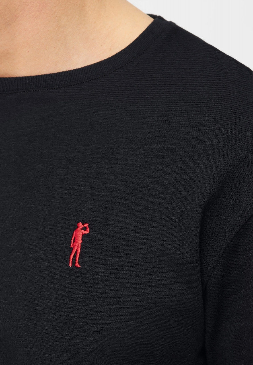 Derbe Kippes Herren Langarmshirt Schwarz