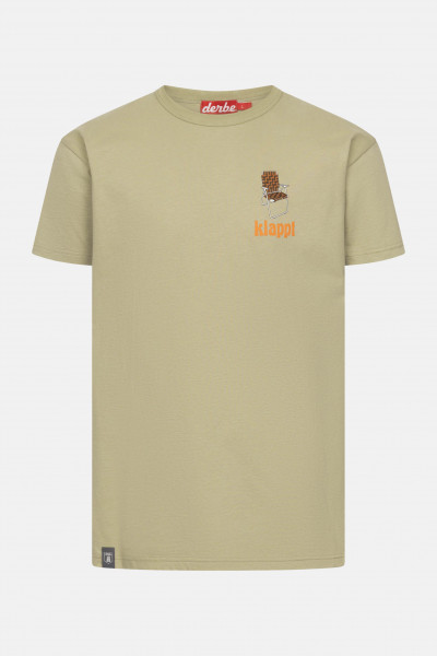 Derbe T-Shirt Klappt Herren Hellgrün GOTS Organic