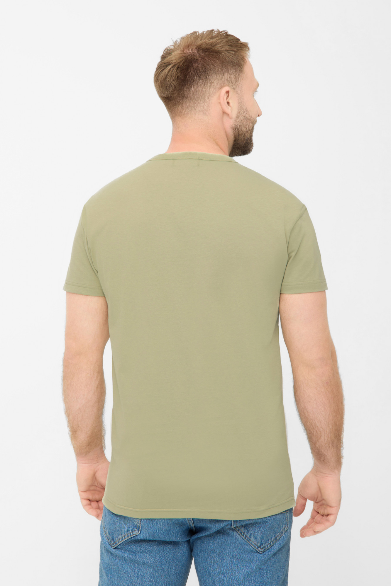 Derbe T-Shirt Klappt Herren Hellgrün GOTS Organic