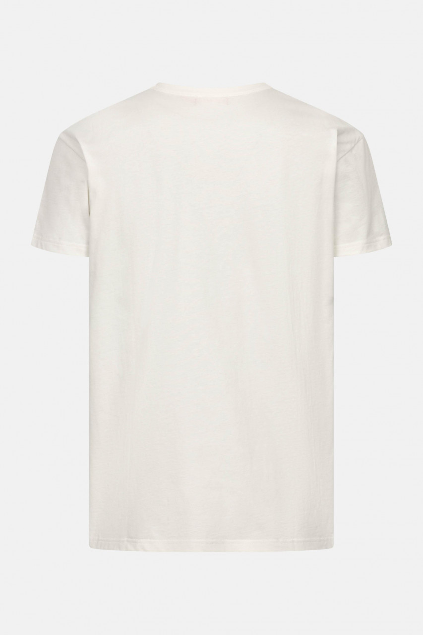 Derbe T-Shirt Klappt Herren Weiß GOTS Organic