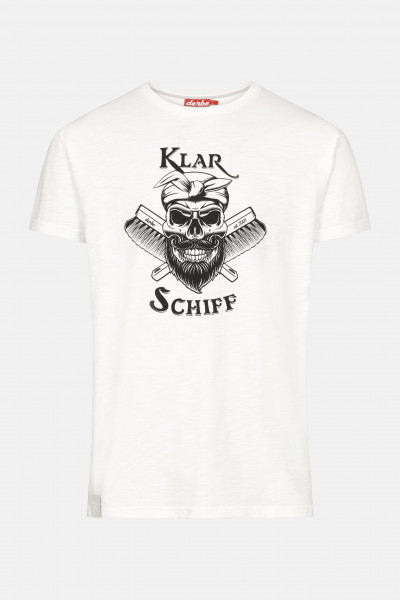 Derbe Klarschiff Herren T-Shirt Weiß Derbe Klarschiff Herren T-Shirt Weiß