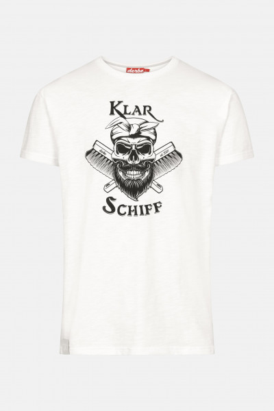 Derbe Klarschiff Herren T-Shirt Weiß