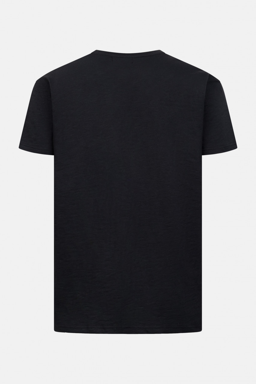 Derbe T-Shirt Kopfhörer Herren Schwarz GOTS Organic