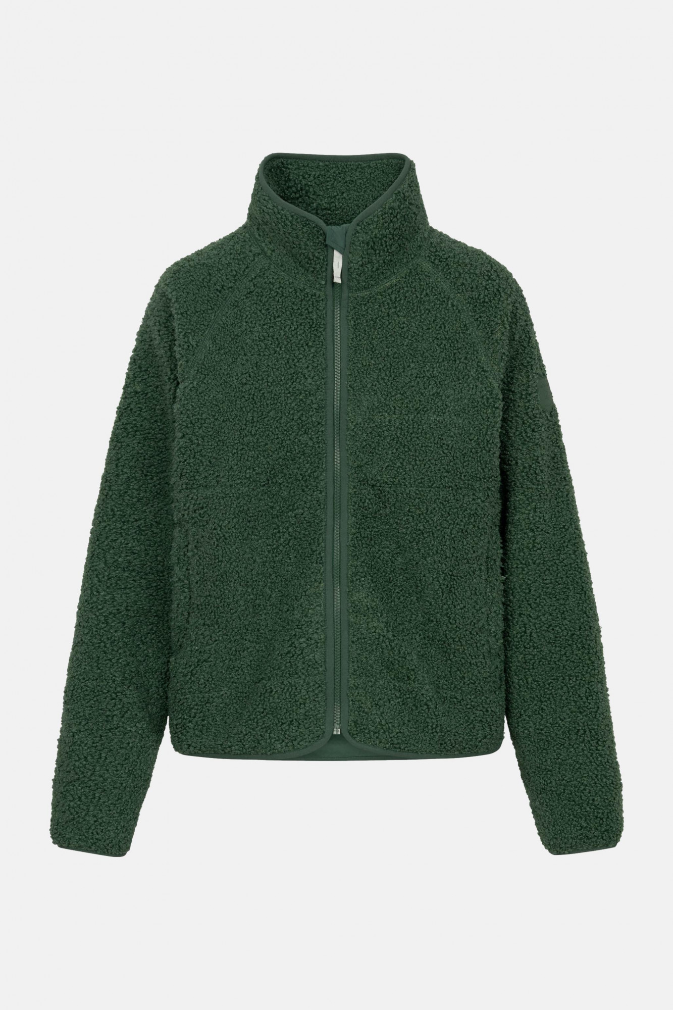 Derbe Damen Fleecejacke Kuschelby Grün Teddy
