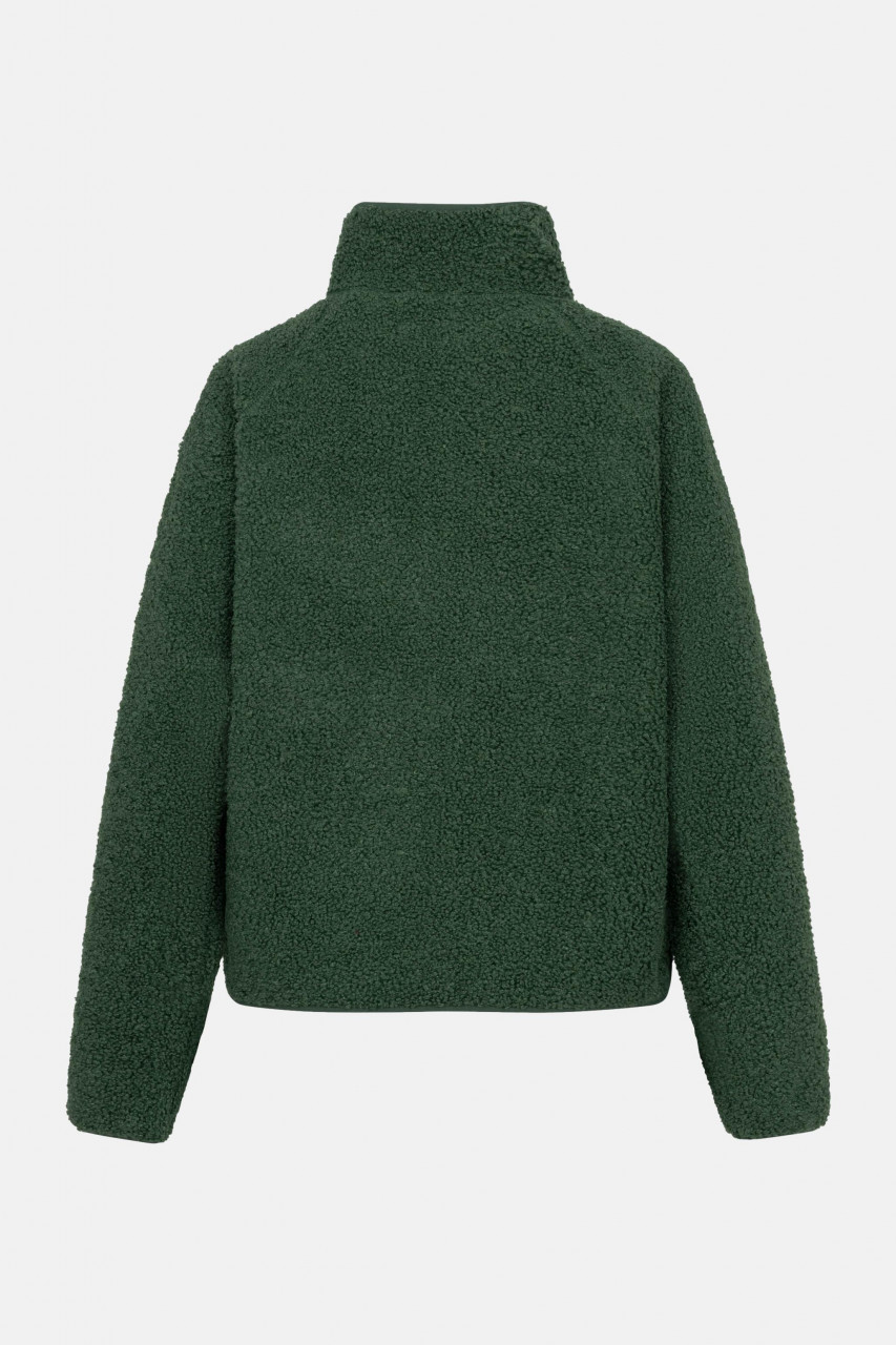 Derbe Damen Fleecejacke Kuschelby Grün Teddy