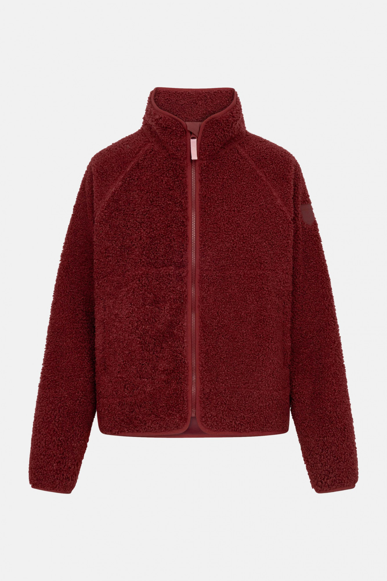 Derbe Damen Fleecejacke Kuschelby Rot Teddy