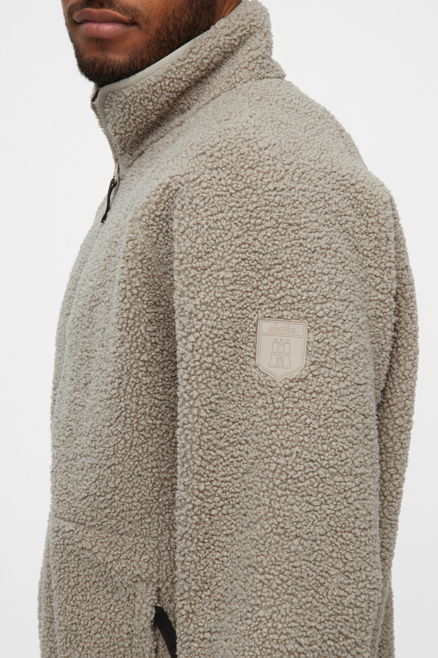 Derbe Herren Fleecejacke Kuschelby Beige