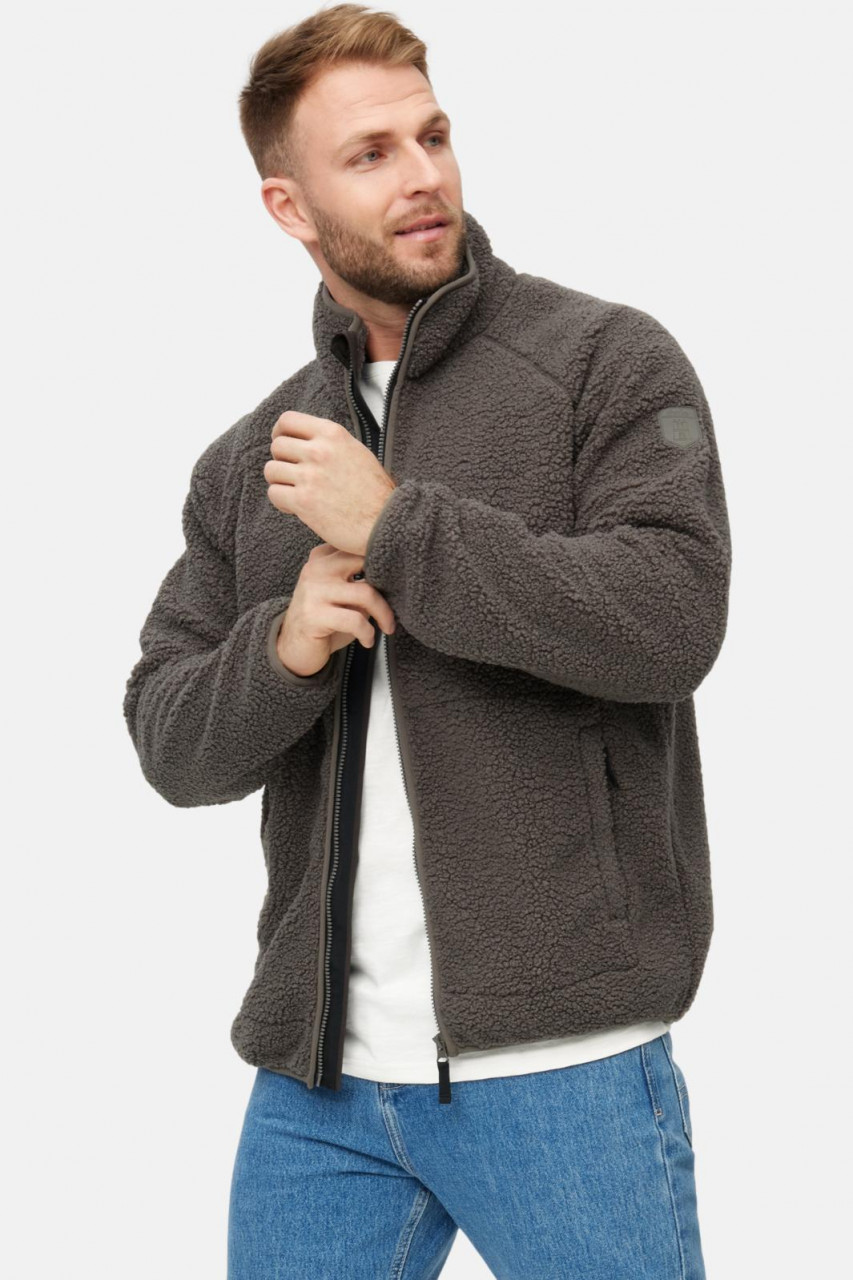 Derbe Herren Fleecejacke Kuschelby Braun