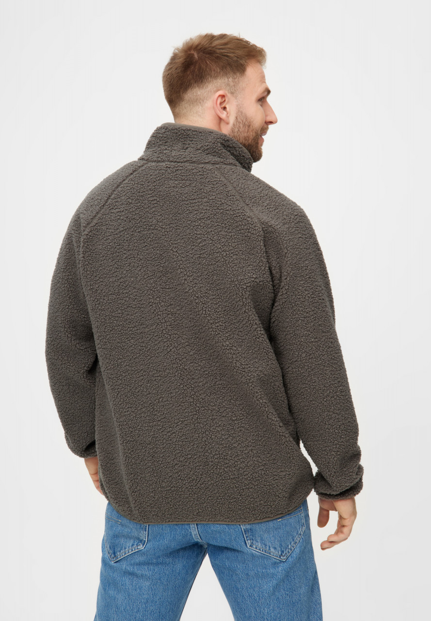 Derbe Herren Fleecejacke Kuschelby Braun