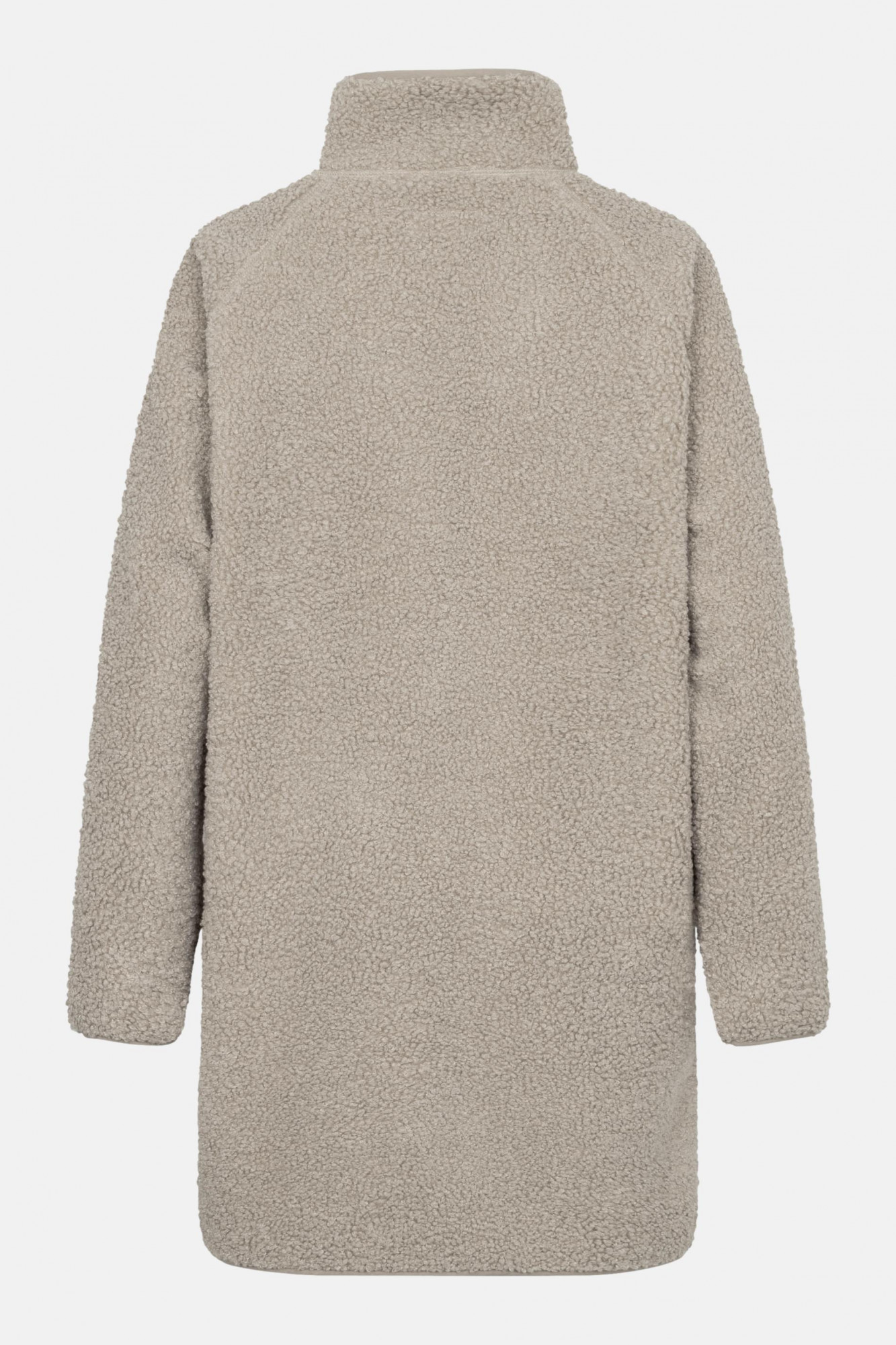 Derbe Damen Fleecejacke Kuschelby Long Beige Teddy