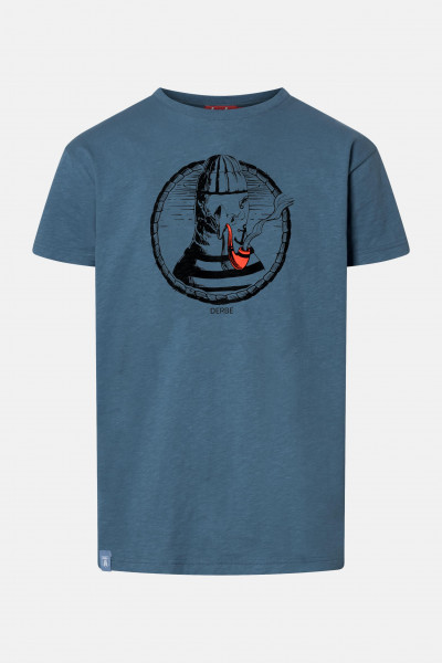 Derbe Matrosenmöwe Herren T-Shirt Blau Orange Derbe Matrosenmöwe Herren T-Shirt Blau Orange