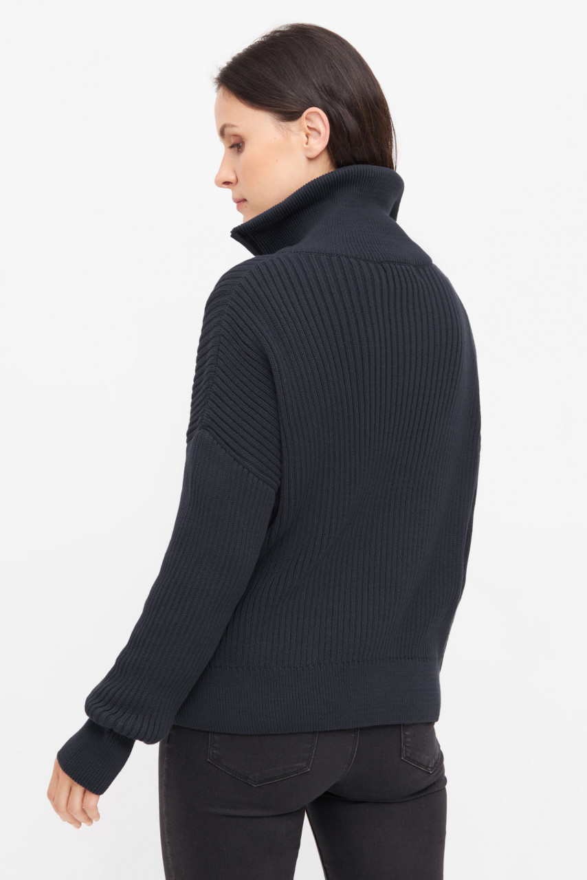 Derbe Troyer Matrosenplünn Damen Dunkelblau GOTS Organic