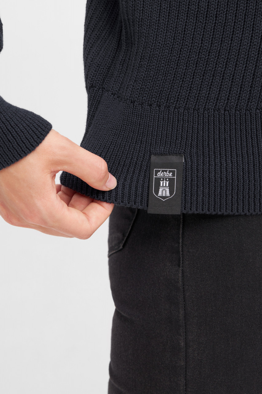 Derbe Troyer Matrosenplünn Damen Dunkelblau GOTS Organic