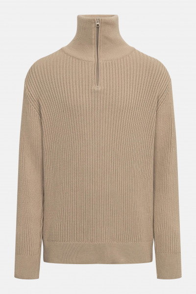 Derbe Troyer Matrosenplünn Herren Beige Strickpullover GOTS Organic