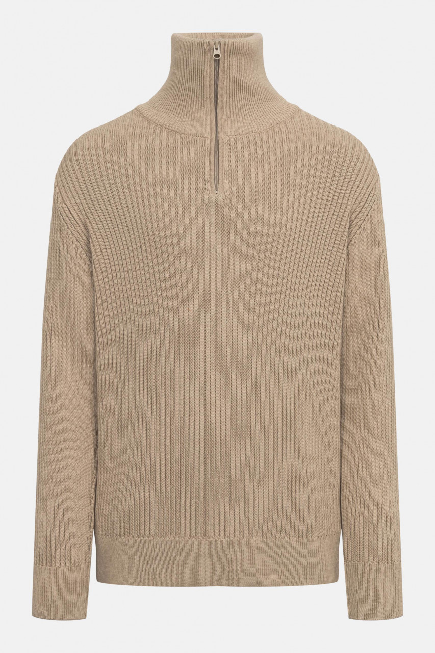 Derbe Troyer Matrosenplünn Herren Beige Strickpullover GOTS Organic