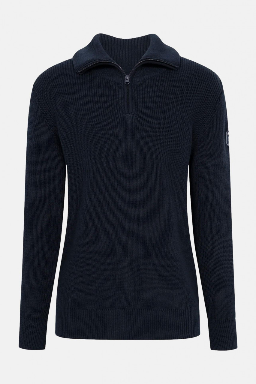 Derbe Troyer Matrosenplünn Herren Dunkelblau Strickpullover GOTS Organic
