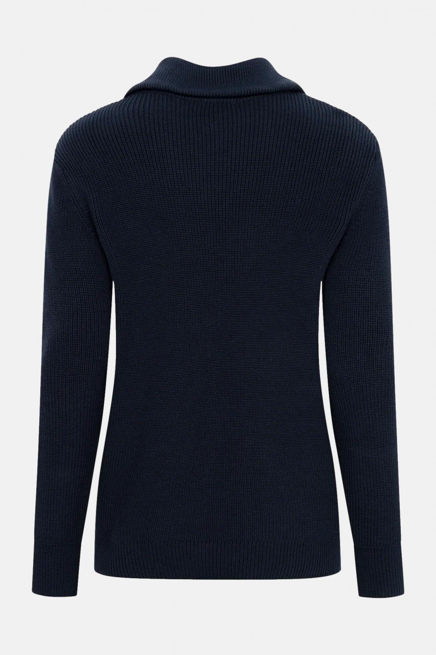 Derbe Troyer Matrosenplünn Herren Dunkelblau Strickpullover GOTS Organic