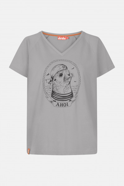 Derbe Matrosenrobbe Damen T-Shirt Grau Paloma Derbe Matrosenrobbe Damen T-Shirt Grau Paloma