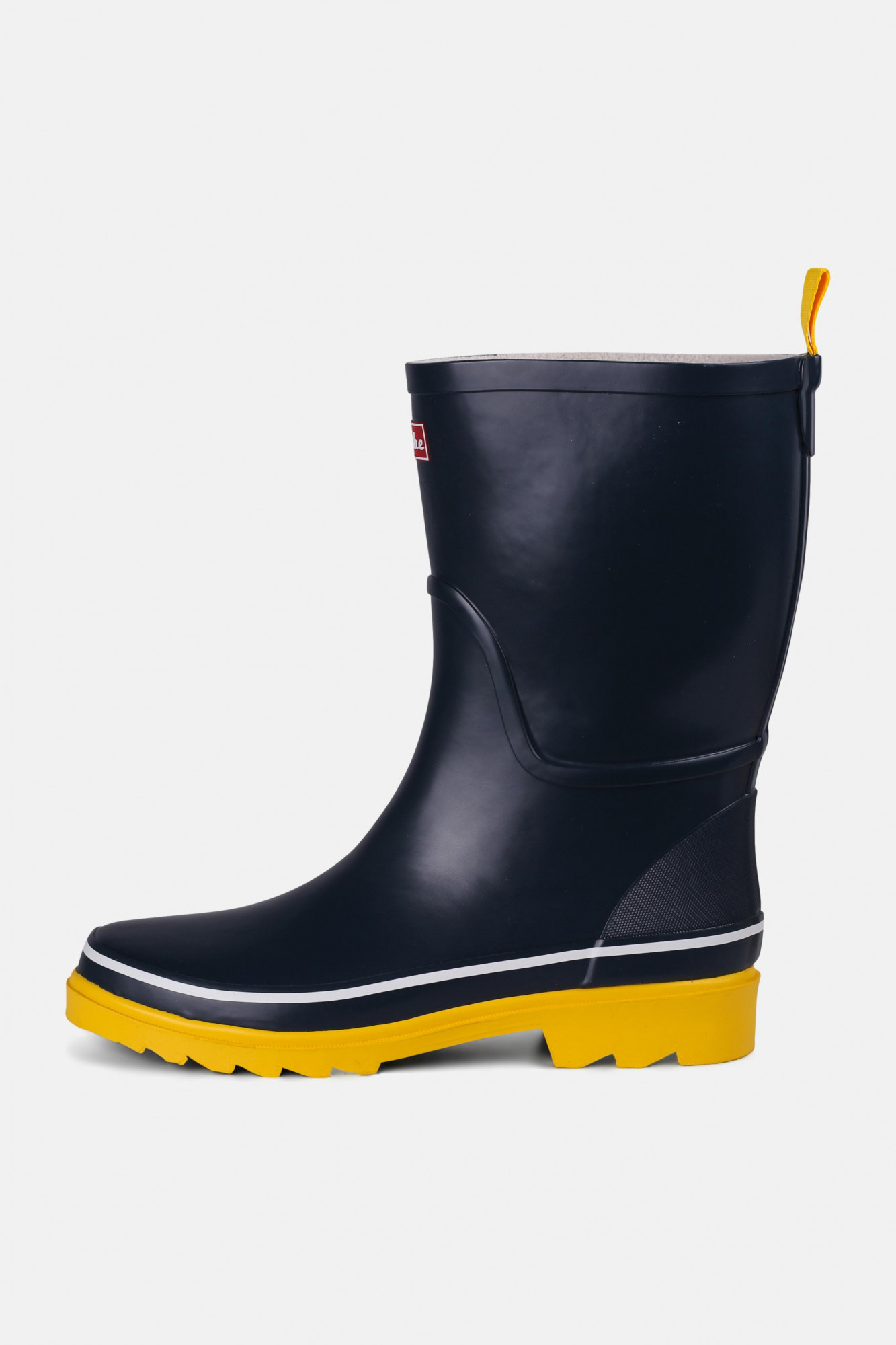 Derbe Middlehooch Gummistiefel Damen Marine Blau Gelb