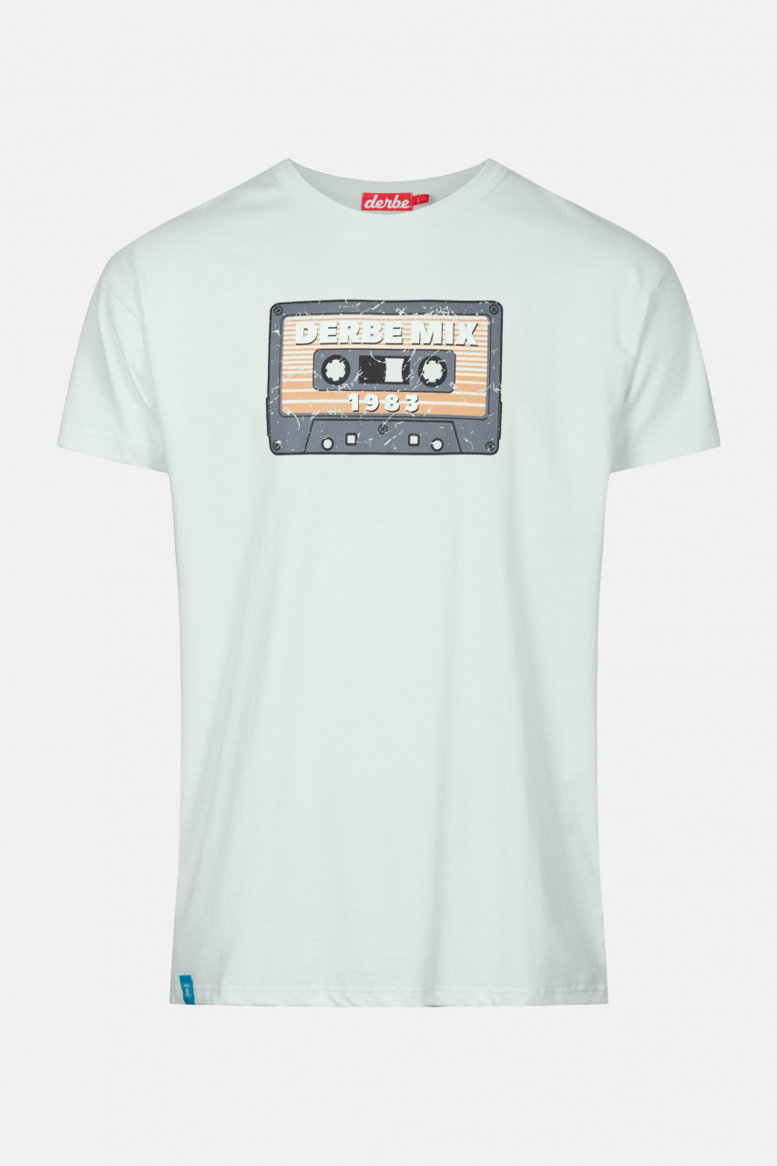 Derbe Mix Herren Shirt Wan Blue Hellblau Kassette