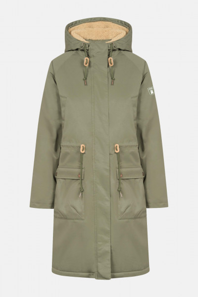 Derbe Modholm Damen Winterparka Deep Lichen Green Grün Derbe Modholm Damen Winterparka Deep Lichen Green Grün