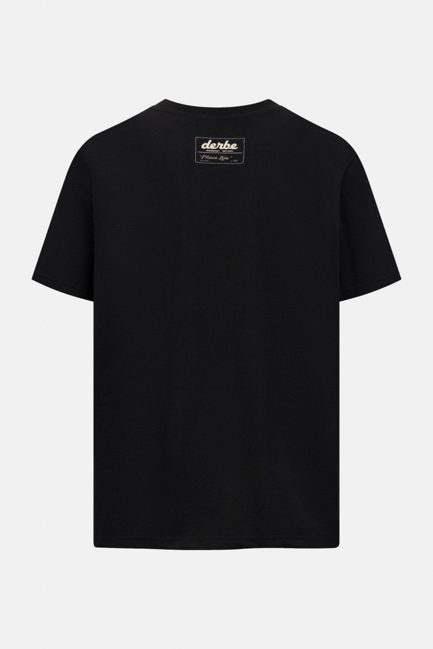 Derbe T-Shirt Möwe Lisa Schwarz GOTS Organic