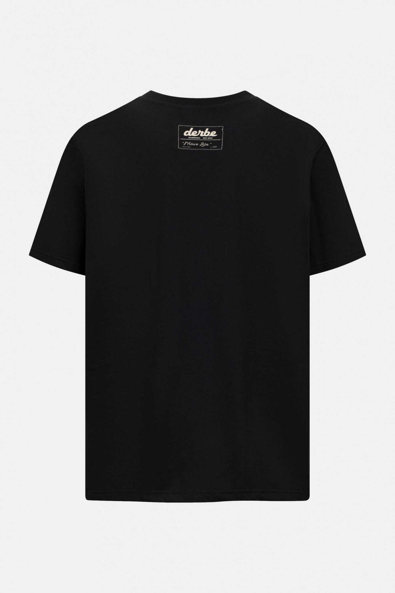Derbe T-Shirt Möwe Lisa Schwarz GOTS Organic