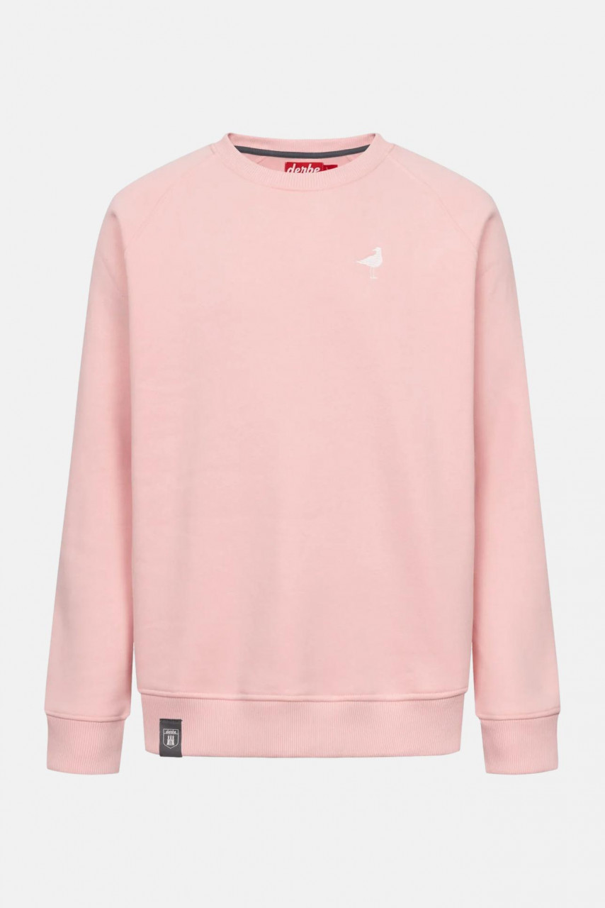 Derbe Sweatshirt Möwe Rosa Crewneck GOTS