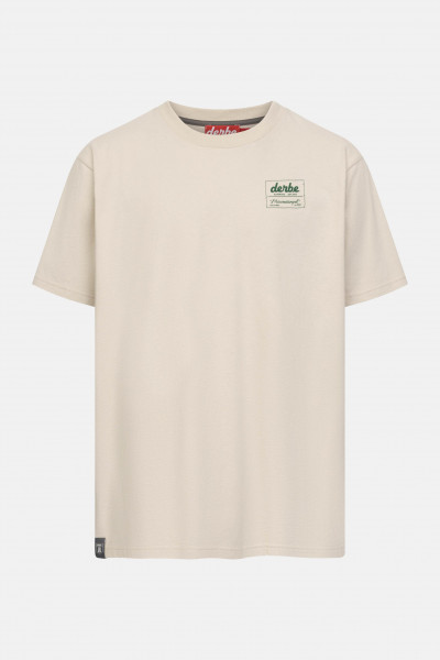 Derbe T-Shirt Möwentümpel Beige GOTS Organic