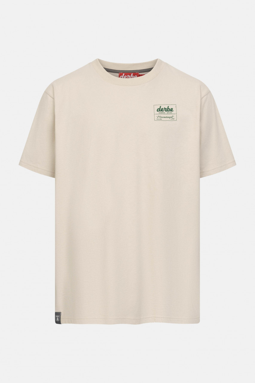 Derbe T-Shirt Möwentümpel Beige GOTS Organic