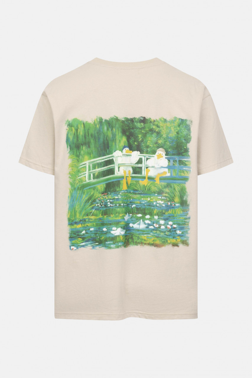 Derbe T-Shirt Möwentümpel Beige GOTS Organic