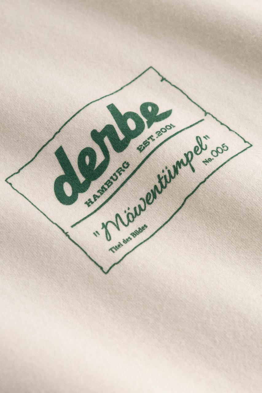 Derbe T-Shirt Möwentümpel Beige GOTS Organic