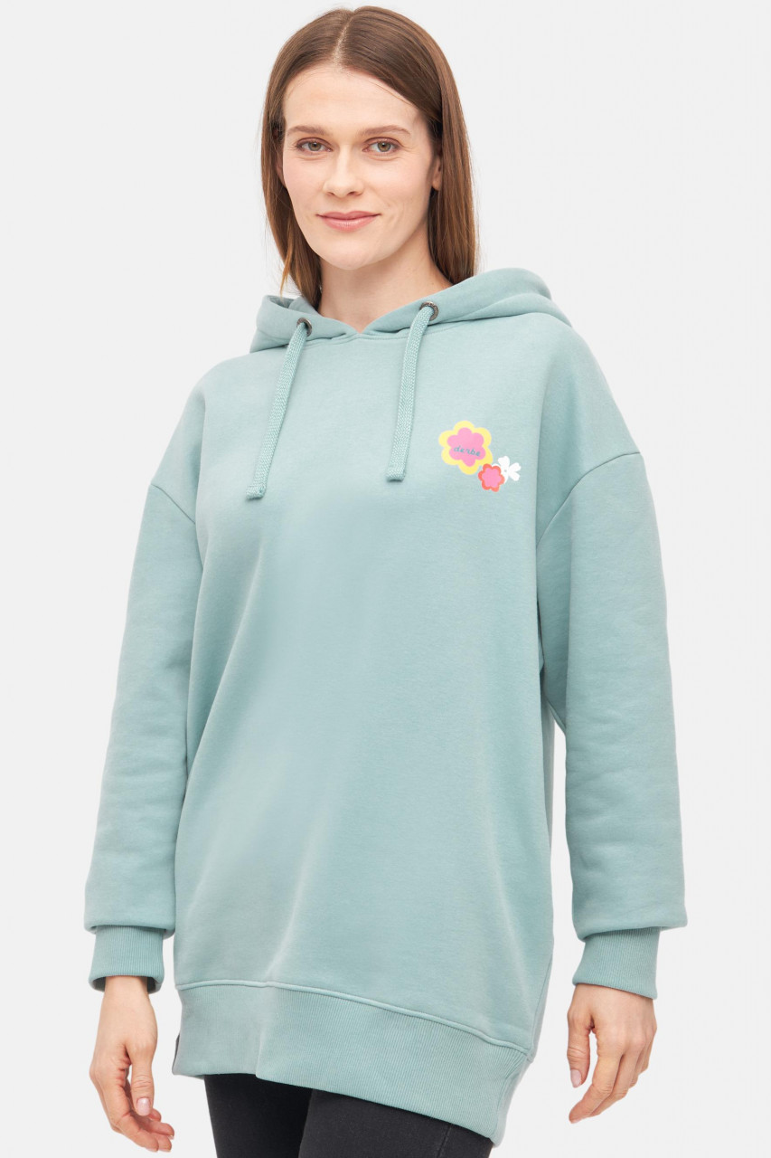 Derbe Hoodie Mogleev Damen Hellblau Türkis