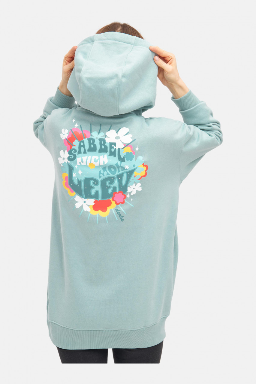 Derbe Hoodie Mogleev Damen Hellblau Türkis