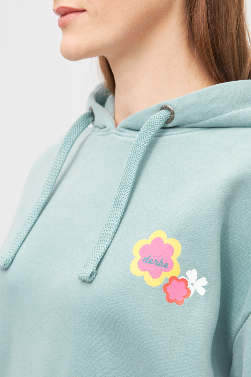 Derbe Hoodie Mogleev Damen Hellblau Türkis